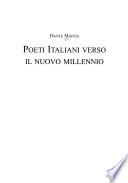 Poeti italiani verso il nuovo millennio