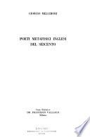 Poeti metafisici inglesi del Seicento