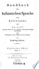 Poetischer Theil. Abtheil. 2
