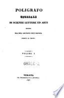 Poligrafo. Giornale di scienze lettere ed arti