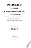Poligrafo. Giornale di scienze lettere ed arti