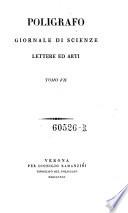 Poligrafo. Giornale di scienze lettere ed arti