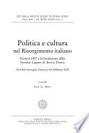 Politica e cultura nel Risorgimento italiano