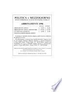 Politica e mezzogiorno