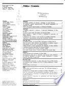 Politica ed economia