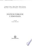 Politiche pubbliche e democrazia