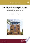 Politiche urbane per Roma
