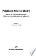 Poliziano nel suo tempo