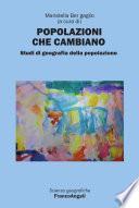 Popolazioni che cambiano. Studi di geografia della popolazione
