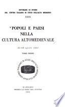 Popoli e paesi nella cultura altomedievale