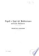 Popoli e stati del Mediterraneo nell'alto Medioevo