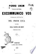 Porro unum veglia settima del Prior Luca autore della Pianeta dei morti
