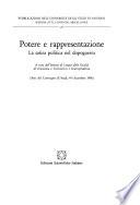Potere e rappresentazione