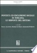 Povertà ed esclusione sociale in Toscana