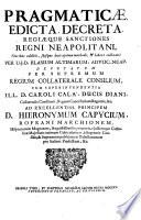 Pragmaticae Edicta Decreta