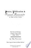 Praise, Vilification, & Sexual Innuendo, Or, How to be a Critic