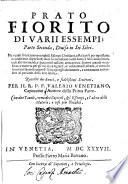Prato fiorito di varii essempi