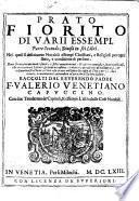 Prato Fiorito Di Varii Essempi