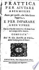 Prattica per ajutare a ben morire