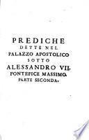 Prediche dette nel palazzo apostolico da Gian Paolo Oliva. E ristampate