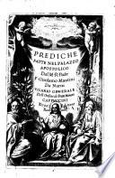 Prediche fatte nel palazzo apostolico dal m.r. padre f. Girolamo Mautini da Narni ..