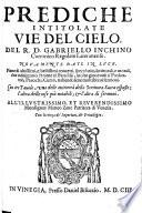 Prediche intitolate vie del cielo