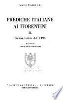 Prediche italiane ai Fiorentini