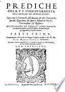 Prediche sopra tutte le domeniche (etc.)