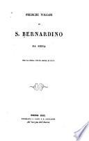 Prediche volgari di S. Bernardino da Siena