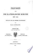 Preussen und die katholische Kirche seit 1640: Von 1740 bis 1747