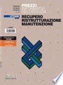 Prezzi informativi dell'edilizia. Recupero, ristrutturazione, manutenzione. Ottobre 2020