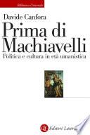 Prima di Machiavelli