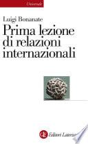 Prima lezione di relazioni internazionali