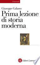 Prima lezione di storia moderna