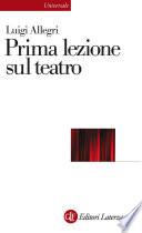 Prima lezione sul teatro