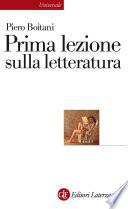 Prima lezione sulla letteratura