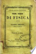 Prime nozioni di fisica