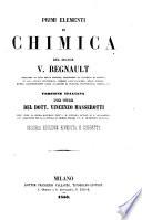 Primi Elementi Di Chimica. Versione Italiana Per Cura di Vincenzo Masserotti