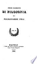 Primi elementi di filosofia