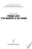 Primo Levi e Se questo è un uomo