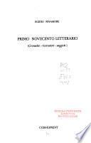 Primo Novecento letterario