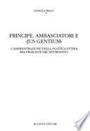 Principe, ambasciatori e jus gentium