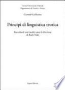 Principi di linguistica teorica