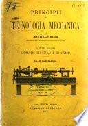 Principii di tecnologia meccanica