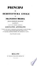 Principj Di Architettura Civile