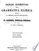 Principj elementari della grammatica illirica premessi al dizionario italiano-latino-illirico