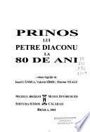 Prinos lui Petre Diaconu la 80 de ani