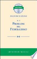 Problemi del federalismo