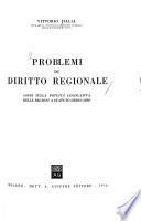 Problemi di diritto regionale