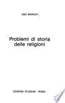 Problemi di storia delle religioni
